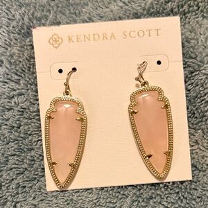 Kendra Scott Gold Threader Earrings - Champagne/Gold